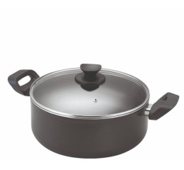 ALUM.CAÇAROLA ANT.ADER.TPA VIDRO 22 3000ML 550